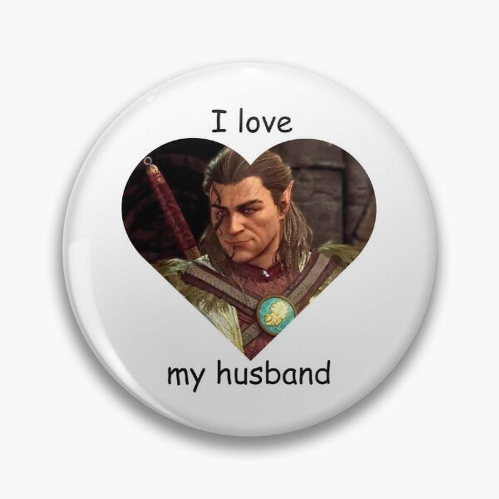 Ethnic Modern Fashion - เข็มกลัดปรับแต่งเข็มกลัดติดป้ายแฟชั่น I Love halsin PIN buttons