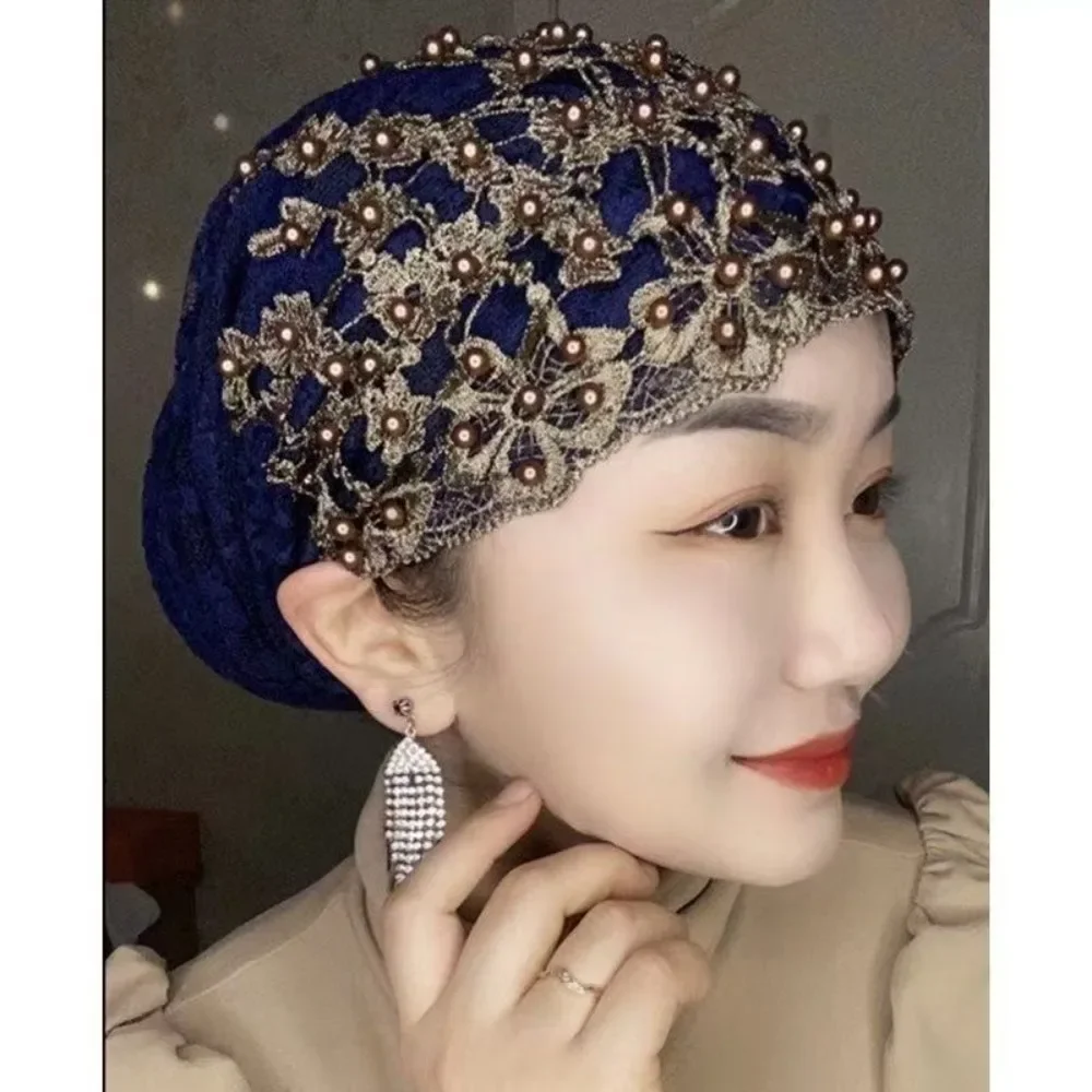 Go Ethnic Fashion - หมวกแฟชั่นสําหรับผู้หญิงBonnetsสบายๆHarajukuสไตล์ชาติพันธุ์Elegant Streetwearหมวกผู้หญิงหมวกRhinestone BeaniesสุภาพสตรีSkullies