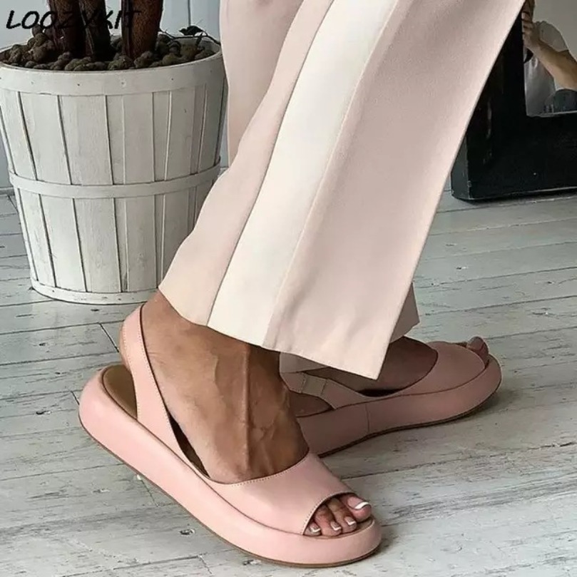 Ethnic Modern Fashion - รองเท้าแตะแบบสวมสำหรับผู้หญิง รุ่น Cloud Flip Flop เหมาะสำหรับใส่ไปชายหาด
