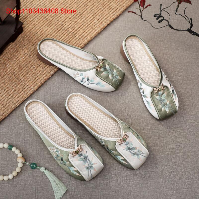 รองเท้าแตะปักลายใหม่สำหรับใส่ใ - Ethnic Fashion Women บทวิจารณ์และราคา