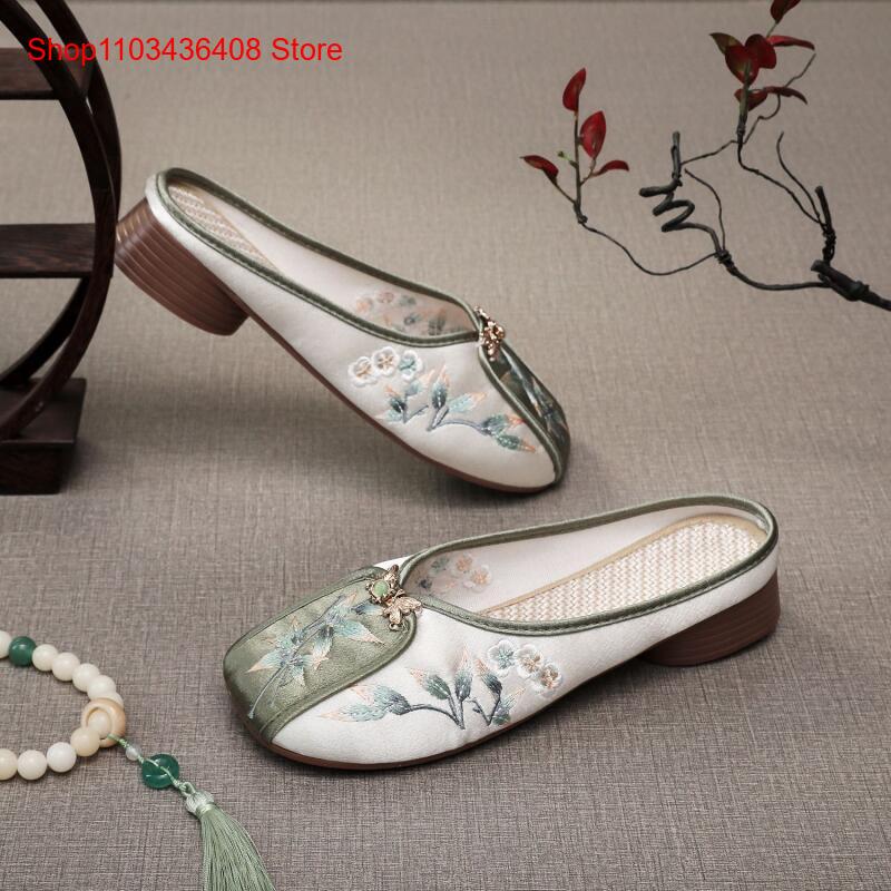 รองเท้าแตะปักลายใหม่สำหรับใส่ใ - Ethnic Fashion Women บทวิจารณ์และราคา