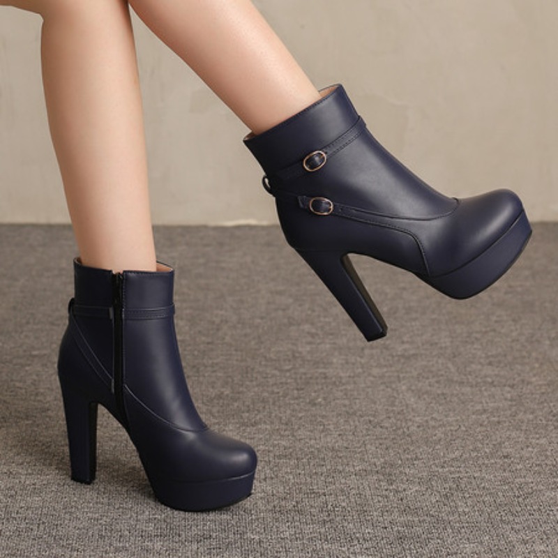รองเท้าบูทแฟชั่นผู้หญิงแบบสั้น - Ethnic Fashion Women บทวิจารณ์และราคา