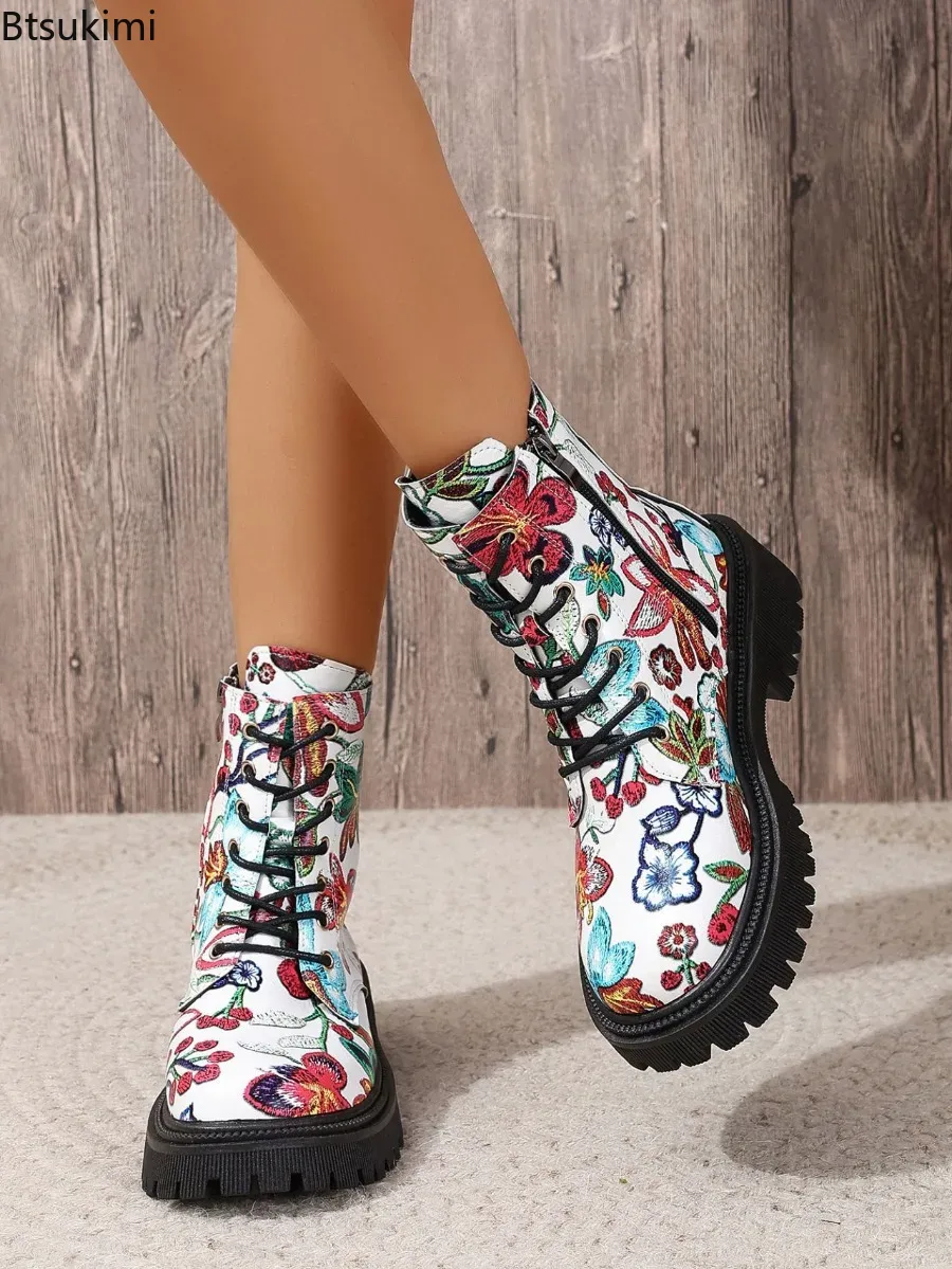 รองเท้าบูทผู้หญิงแฟชั่นใหม่ ซิ - Ethnic Fashion Women บทวิจารณ์และราคา