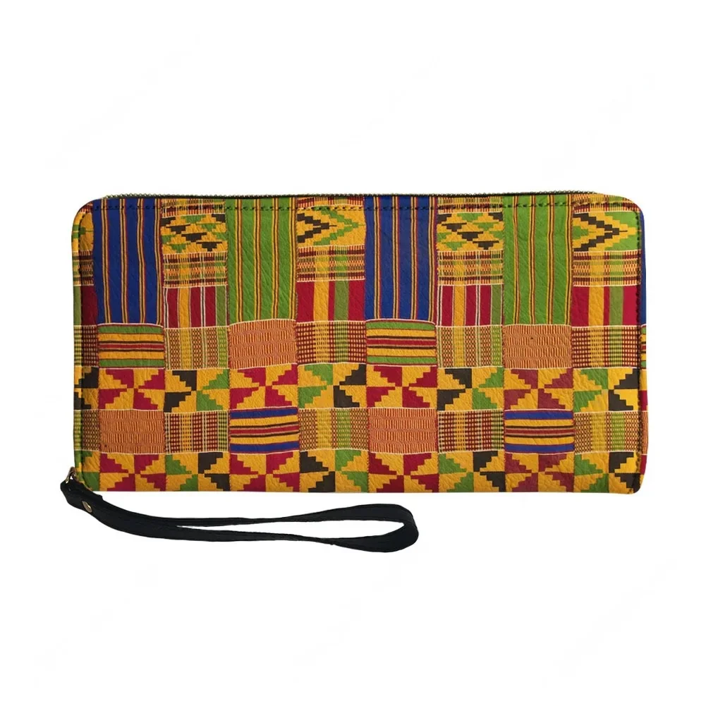 กระเป๋าสตางค์แบบยาวลายพิมพ์คู่ - Ethnic Fashion Design บทวิจารณ์และราคา