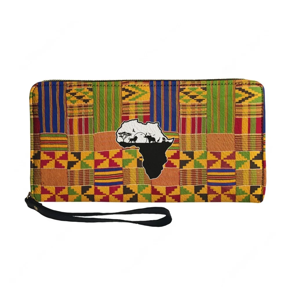 กระเป๋าสตางค์แบบยาวลายพิมพ์คู่ - Ethnic Fashion Design บทวิจารณ์และราคา