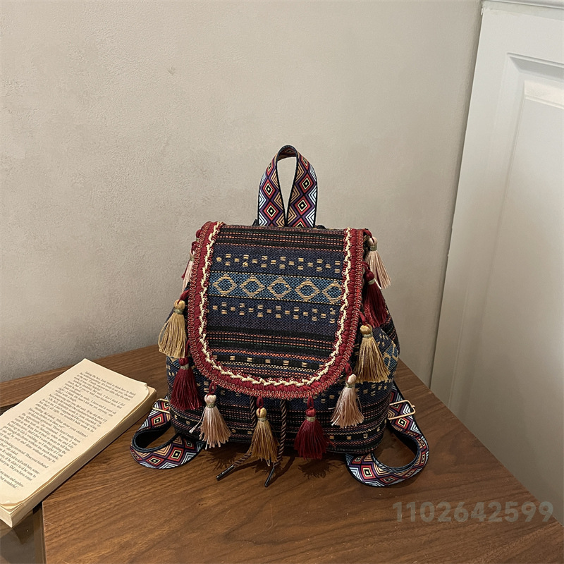กระเป๋าเป้สะพายหลังผู้หญิงรุ่น - New Ethnic Fashion บทวิจารณ์และราคา