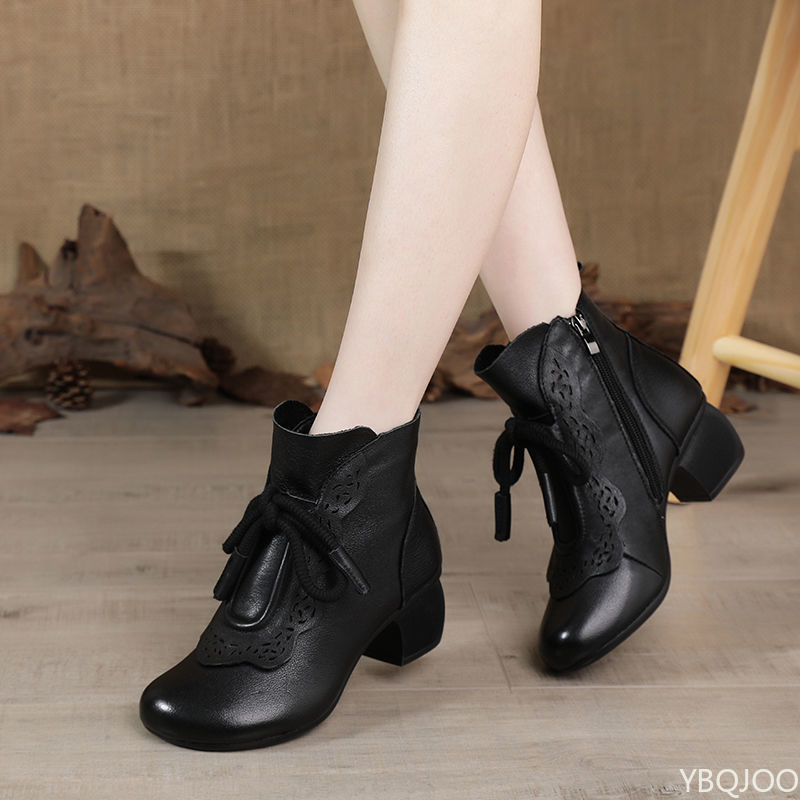รองเท้าบูทผู้หญิงแฟชั่นฤดูใบไม - Ethnic Fashion Women บทวิจารณ์และราคา