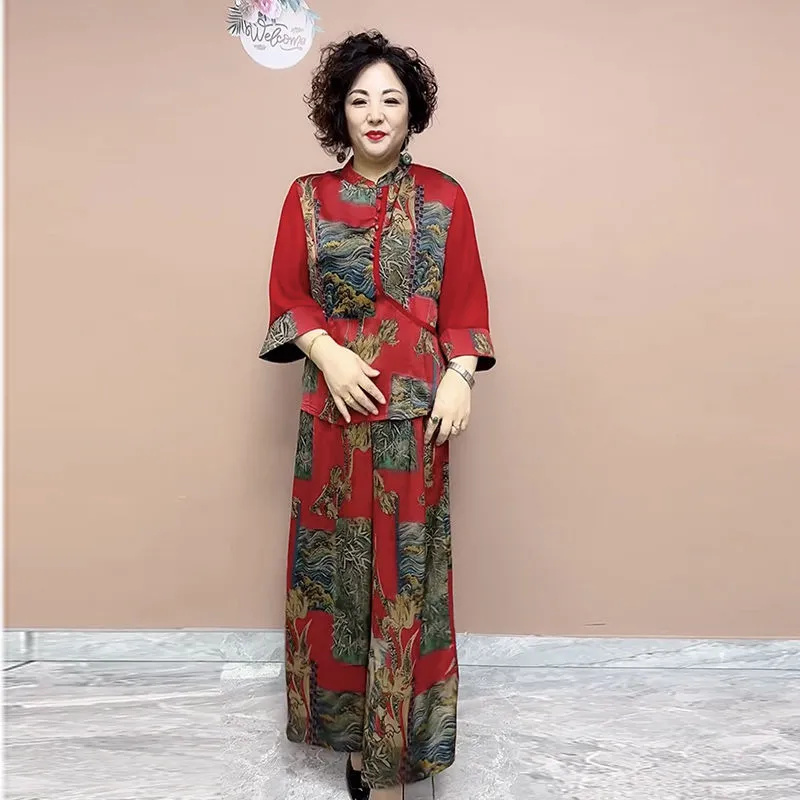 2025 ใหม่กางเกงขากว้างชุดกลางแ - New Ethnic Fashion บทวิจารณ์และราคา