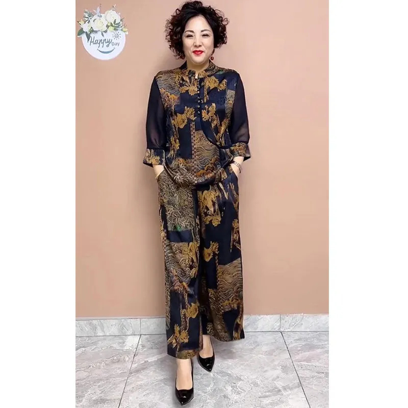 2025 ใหม่กางเกงขากว้างชุดกลางแ - New Ethnic Fashion บทวิจารณ์และราคา
