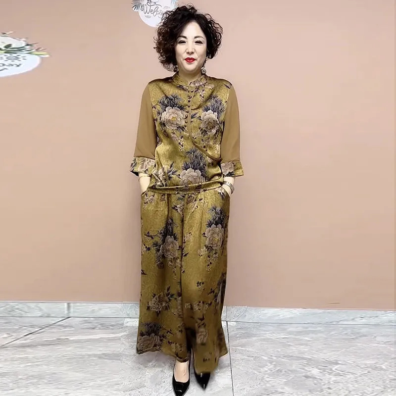 2025 ใหม่กางเกงขากว้างชุดกลางแ - New Ethnic Fashion บทวิจารณ์และราคา