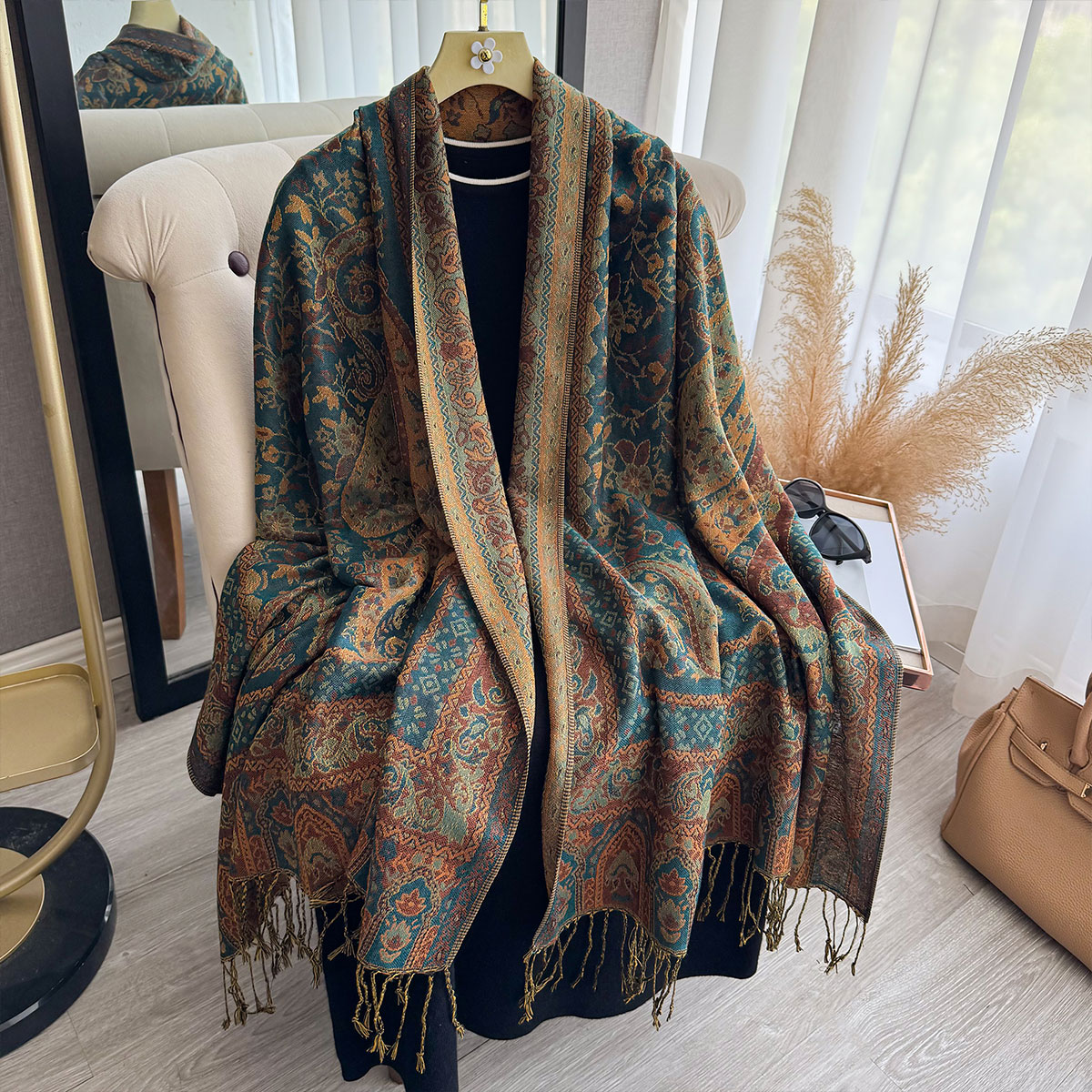 2025 พู่ผ้าห่มออกแบบสไตล์ชาติพ - Ethnic Fashion Design บทวิจารณ์และราคา