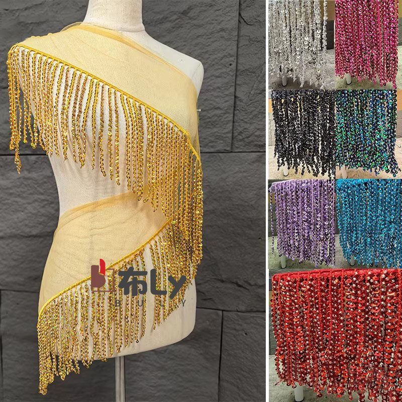 พู่ประดับเลื่อมลูกปัดขนาด 15 ซ - Ethnic Fashion Design บทวิจารณ์และราคา
