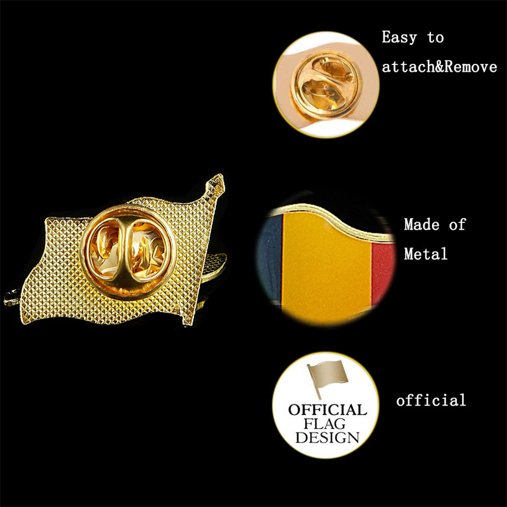 ธงชาติโรมาเนียโบกที่สวยงามหมุด - Ethnic Modern Fashion บทวิจารณ์และราคา